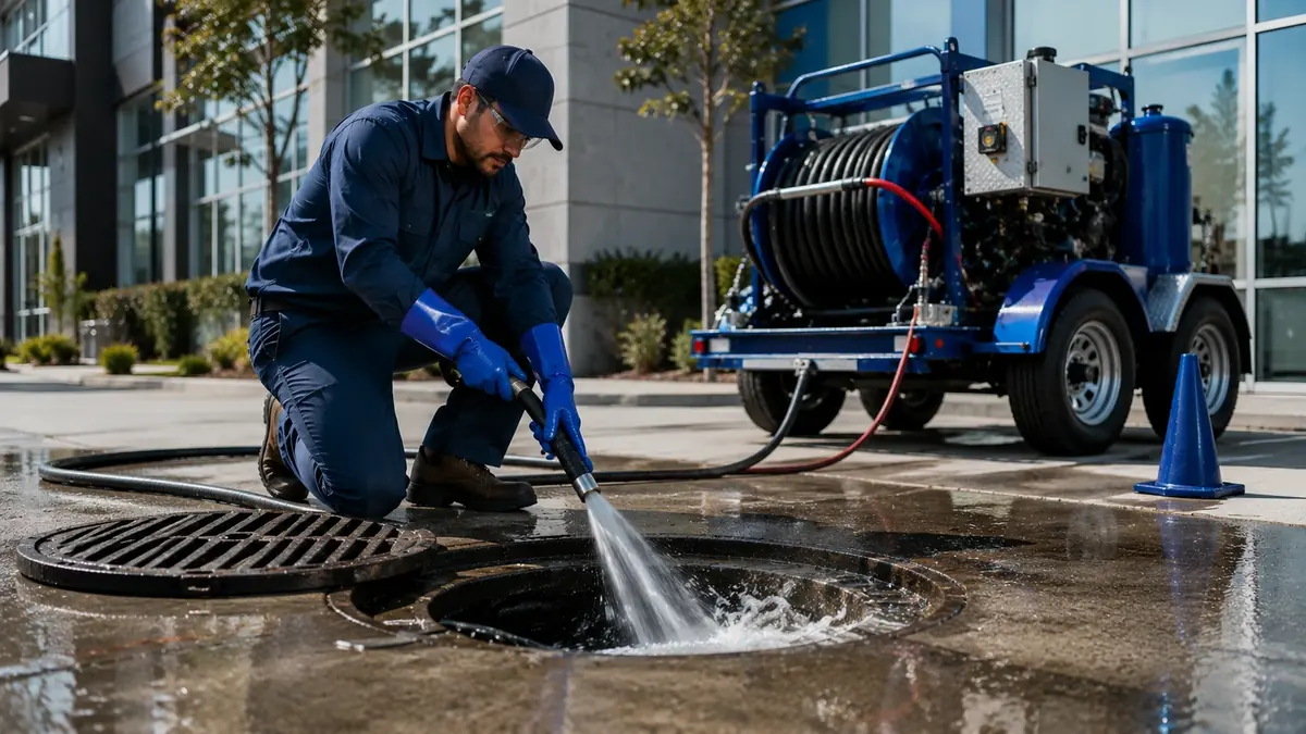 Commercial Hydro Jet Drain Cleaning in Los Alamitos
