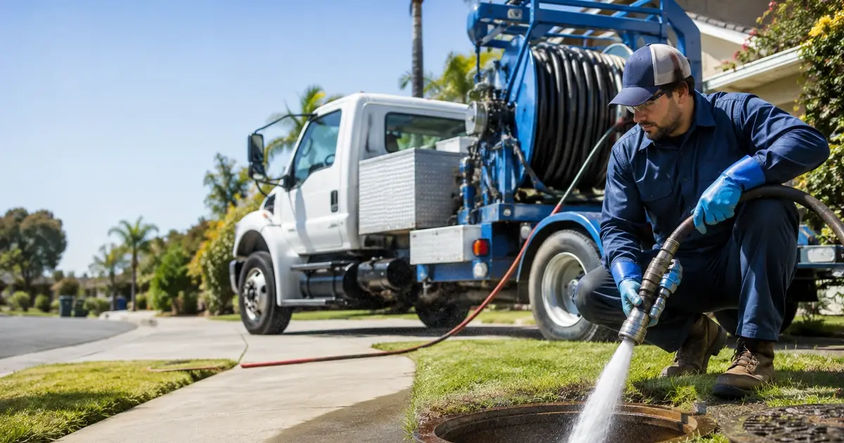 Hydro jet sewer cleaning Los Alamitos